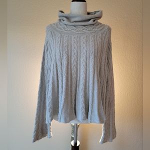 Charlie Brown Sweater. Cable Knit, Swingy Body with Slight Cowl Neck. Size- AU 4